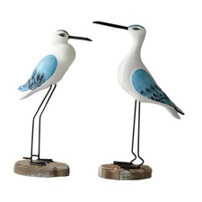 Set of 2 Wooden Seagull