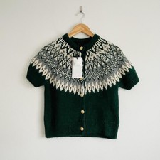 Zara Green Jacquard Knit