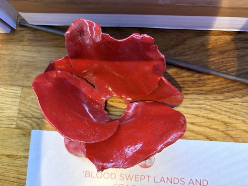 Paul cummins ceramic poppy - ceramic,
