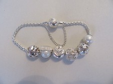 QUALITY GENUINE THOMAS SABO DESIGNER 925 STERLING SILVER KARMA BEADS BRACELET