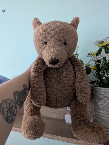 Jellycat large cocoa bear bnwt - jellycat,