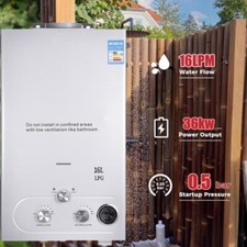 16L LPG Portable Gas Hot Water