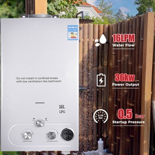 16l lpg portable gas hot - 16l, water