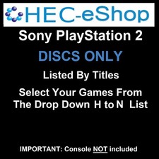 Sony PlayStation 2 PS2 Discs