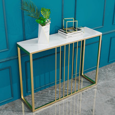  Industrial Console Table End