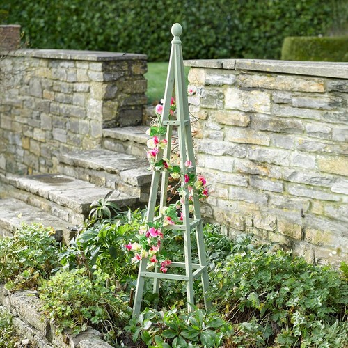 Wooden garden obelisk sage - wooden, in