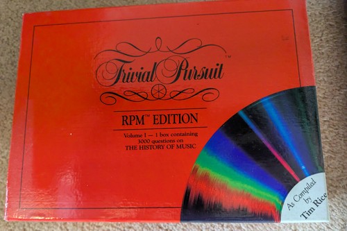 Trivial pursuit rpm edition - pursuit,