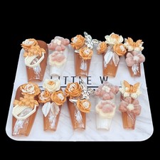 Autumn Bear Floral Press On