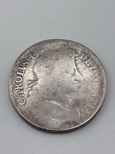 Charles 1683 silver half - silver,