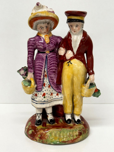 Antique staffordshire pottery - antique,