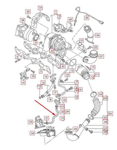 Audi dpf pressure - pressure, hose