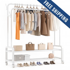 Heavy Duty Double Clothes Rail