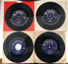 4x Billy Fury 7" vinyl Halfway