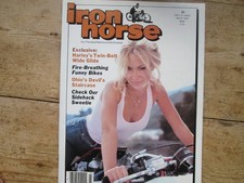 IRON HORSE ADULT MOTORCYCLE MAGAZINE  EARLY EDITION MARCH 1983 BIKER MAG