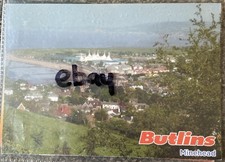 BUTLINS MINEHEAD POSTCARD USED TOPOGRAPHICAL VIEW OF BUTLINS HOLIDAY CAMP HOMES 