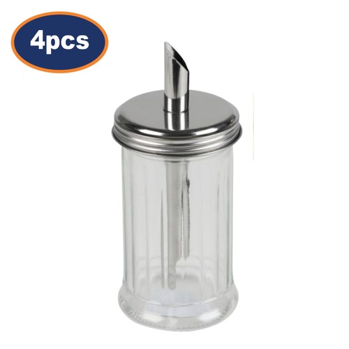 Sugar shaker 300ml glass - sugar,