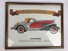 Framed Duesenberg Roadster-