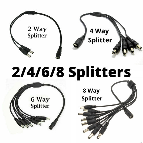 Splitter 6 8 way - splitter, 2/3//4/6/8