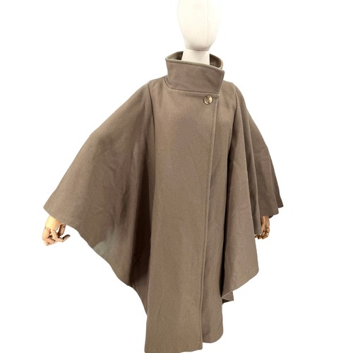 Vintage 70s brown 100 wool - 100%,