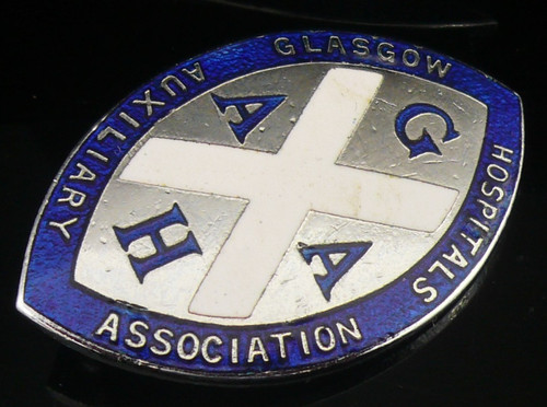 Vintage enamel nursing badge - nursing,