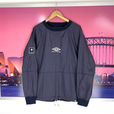 Pretty Green X Umbro Shimmer Drill Top | Large / XL | 90s Oasis