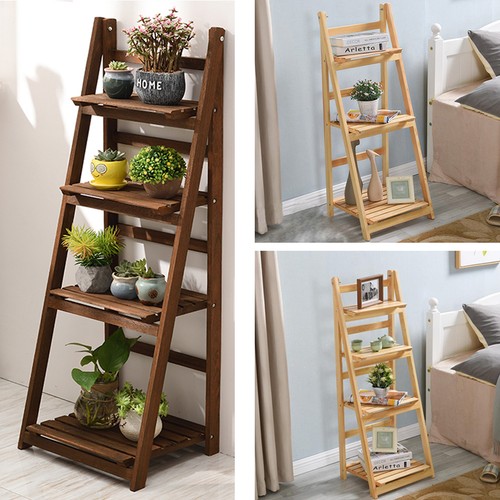 Wooden ladder shelf 4tier - ladder, 3/4tier