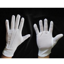 Adult White Formal Gloves Men
