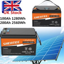 12V 200Ah 100Ah Lithium