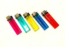 ELECTRONIC LIGHTERS NONREFILLABLE GAS CHILD SAFETY ADJUSTABLE FLAME IN 5 COLOURS
