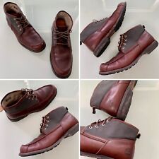 TIMBERLAND Earthkeepers Ion-Mask Anti-Fatigue Leather & Canvas Chukka Boots 9.5W