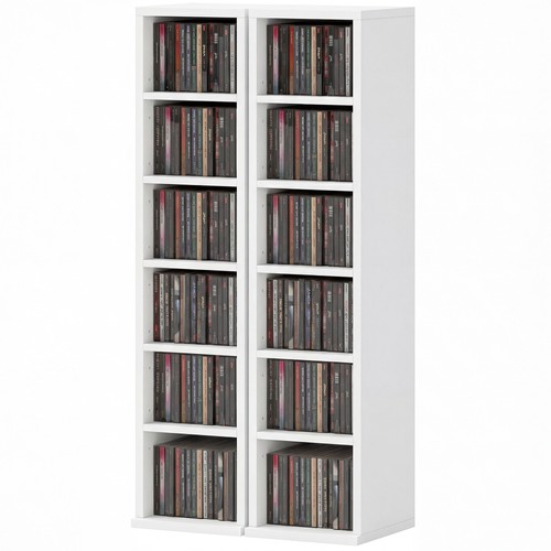 Homcom set cd - 2, storage