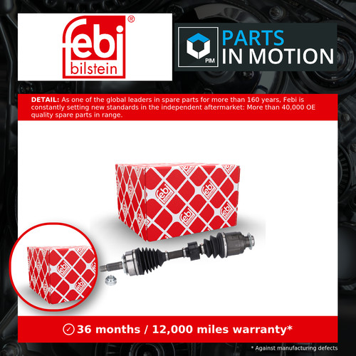 Drive shaft front right - front, 183821