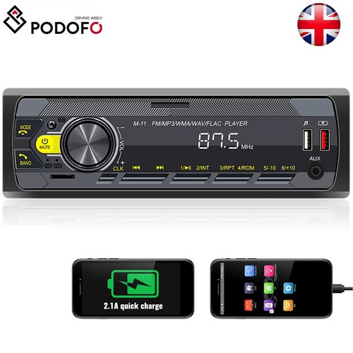 Single din car - single, stereo