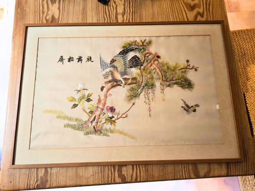 Vintage chinese silk - vintage,