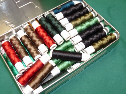 Spools pipers silks fly - 35, silks,