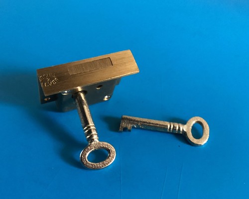 Antique brass half - half, mortise