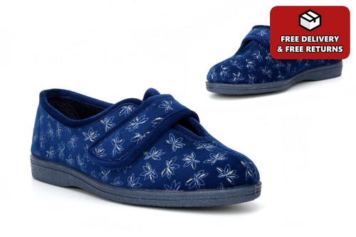 Womens wide fit slippers - fit,