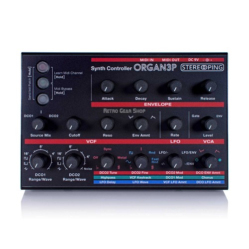 Stereoping organ3p midi - ce-1,