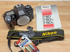 Nikon F80 black camera body mint tested