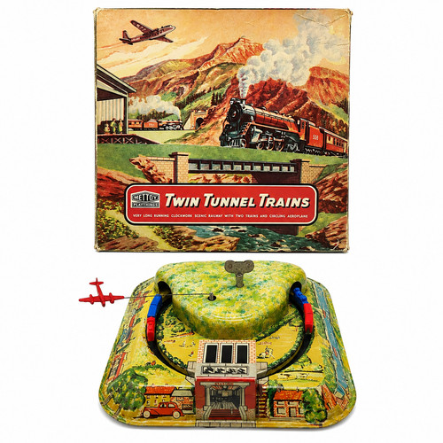 Mettoy twin tunnel trains - twin, trains*
