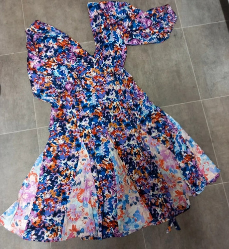 Floral fit and flare dress
