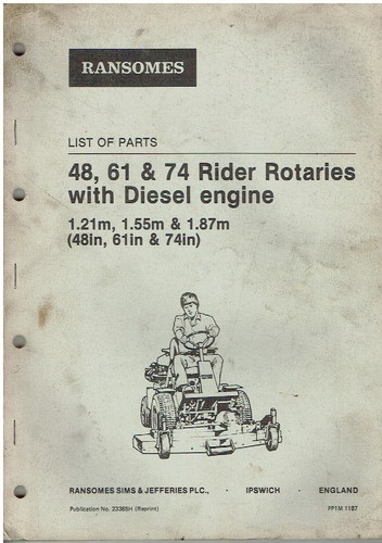 Ransomes 74 rider - ransomes,