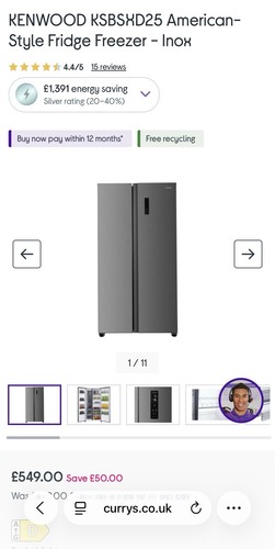 Kenwood ksbsxd25 535l - ksbsxd25, frost