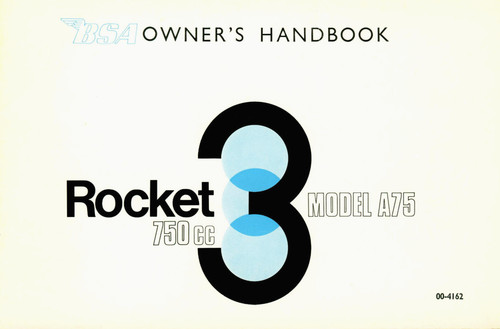 Bsa rocket a75 motorcycle - a75,