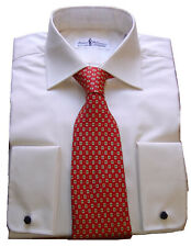 Andrew McDowall - Laine Taylor cream double cuff cotton shirts