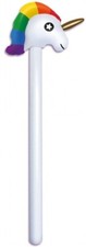 12-92 x Inflatable Unicorn Stick 110 cm - Wholesale Bulk Buy Job Lot Toy