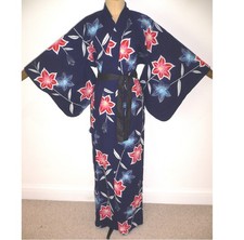 VINTAGE JAPANESE BLUE YUKATA