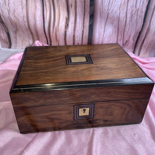 Antique rosewood and - antique, brass