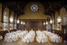 200 Used White spandex  Chair