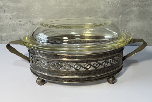 Vintage pyrex clear glass - clear,